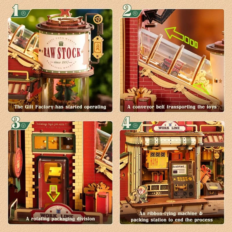 MiniJoyly™ x ROKR – Dream Gift Factory DIY Wooden Music Box Kit