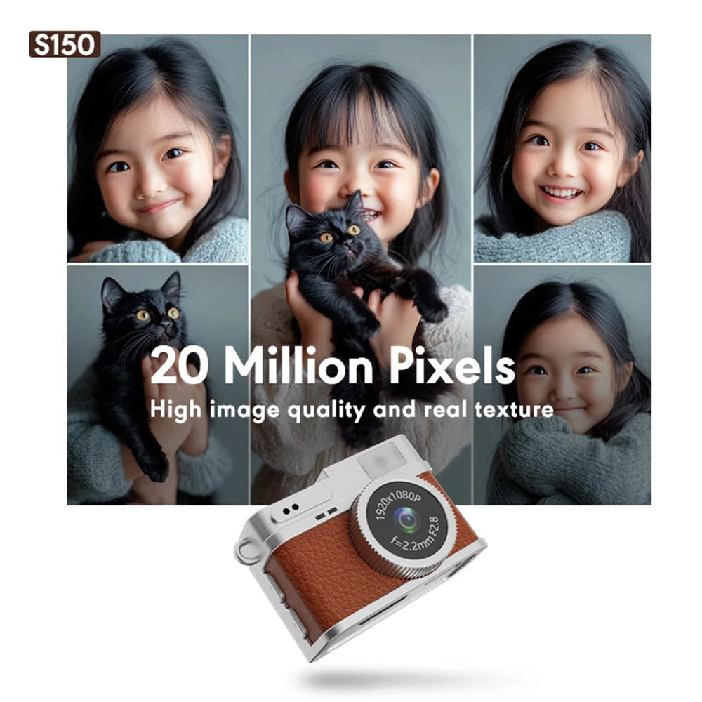 MiniJoyly Retro Mini Camera 1080P