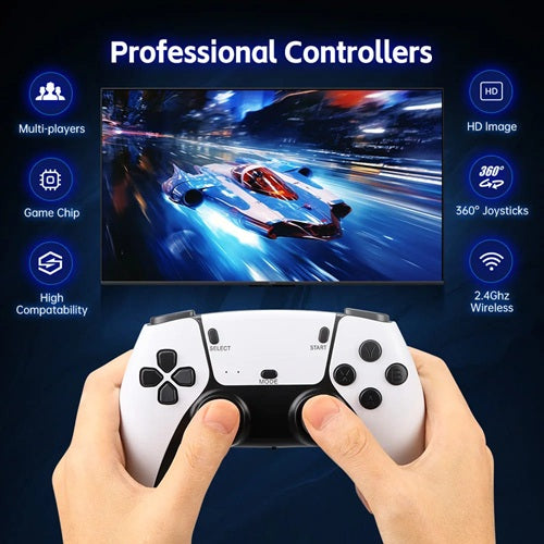 Retro Wireless Game Stick Pro — 20,000 Games, 4K Plug & Play