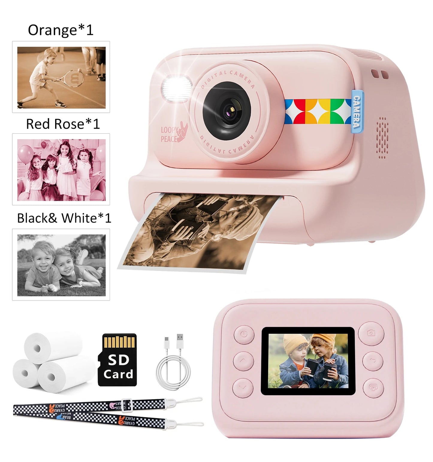 Chuzhao™ Instant Print Camera – 1080P Digital