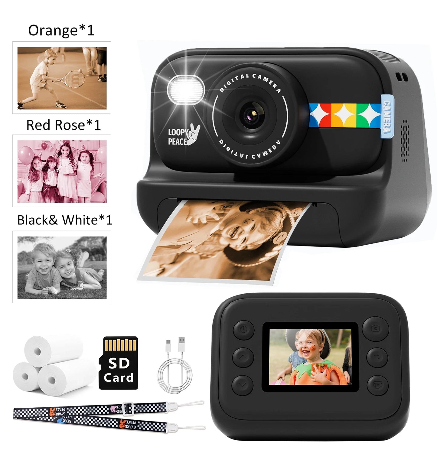 Chuzhao™ Instant Print Camera – 1080P Digital