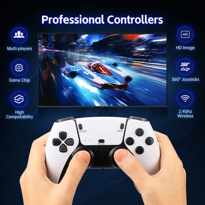 Retro Wireless Game Stick Pro — 20,000 Games, 4K Plug & Play